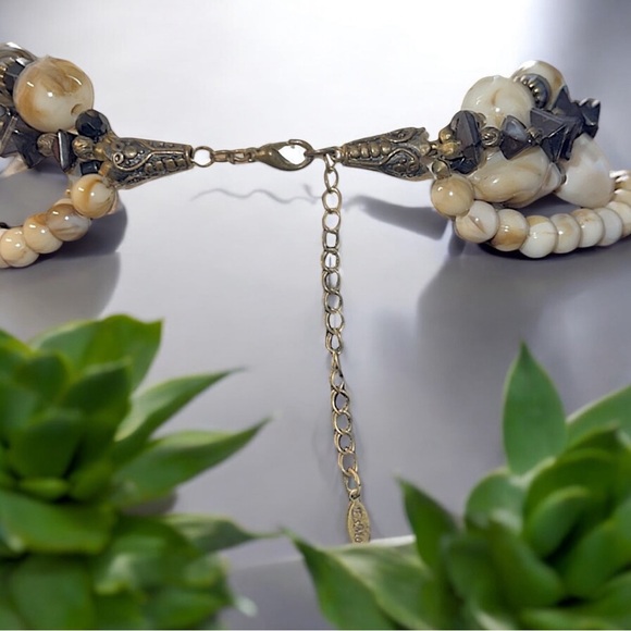 ✨ Esmor 4-Strand Necklace & Earrings Set – Vintage Demi Parure ✨ - Picture 16 of 16